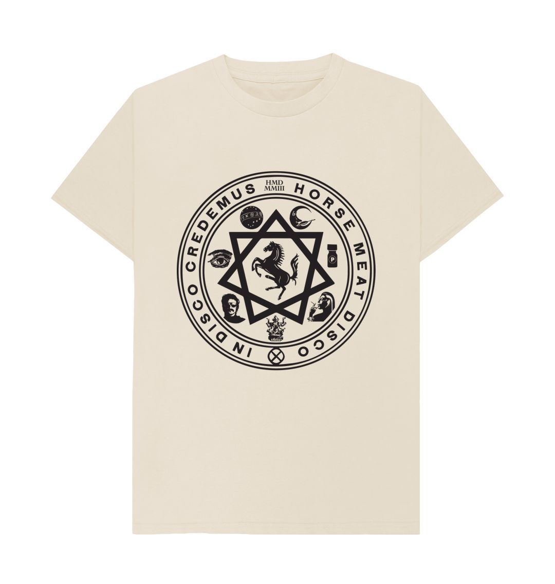 Oat Septogram T-Shirt - Black Print