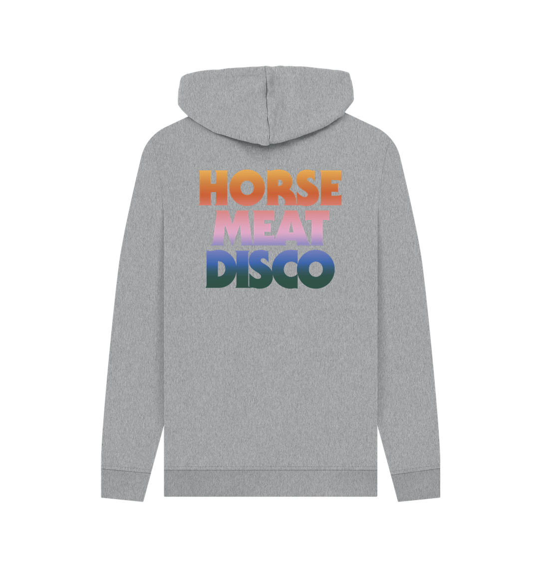 Classic Rainbow Ombre Hoody on Grey