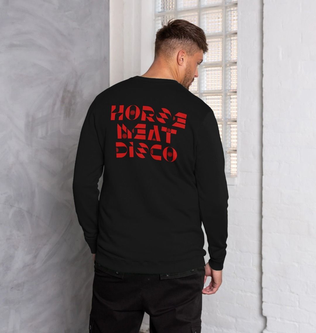 Mirror Ball Logo Sweatshirt on Black