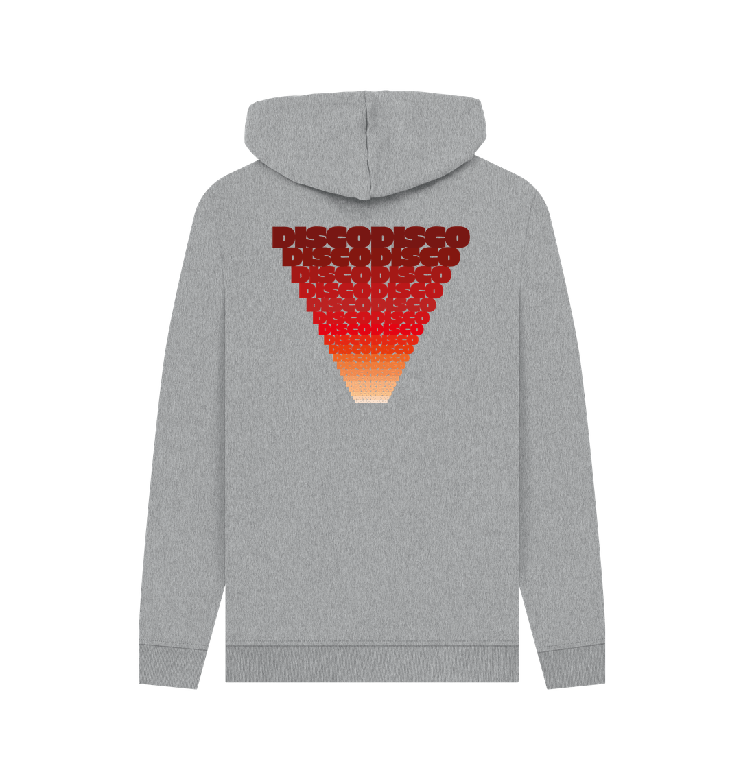 Disco Disco Fade Hoody on Grey