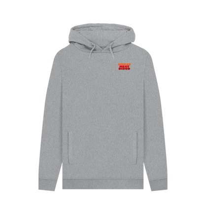 Light Heather Disco Disco Fade Hoody on Grey