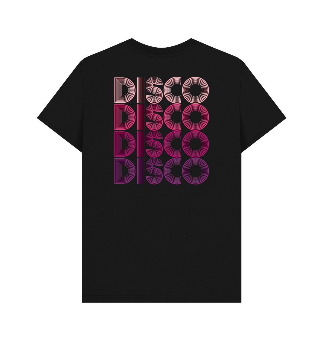 Disco Lipstick T-Shirt on Black