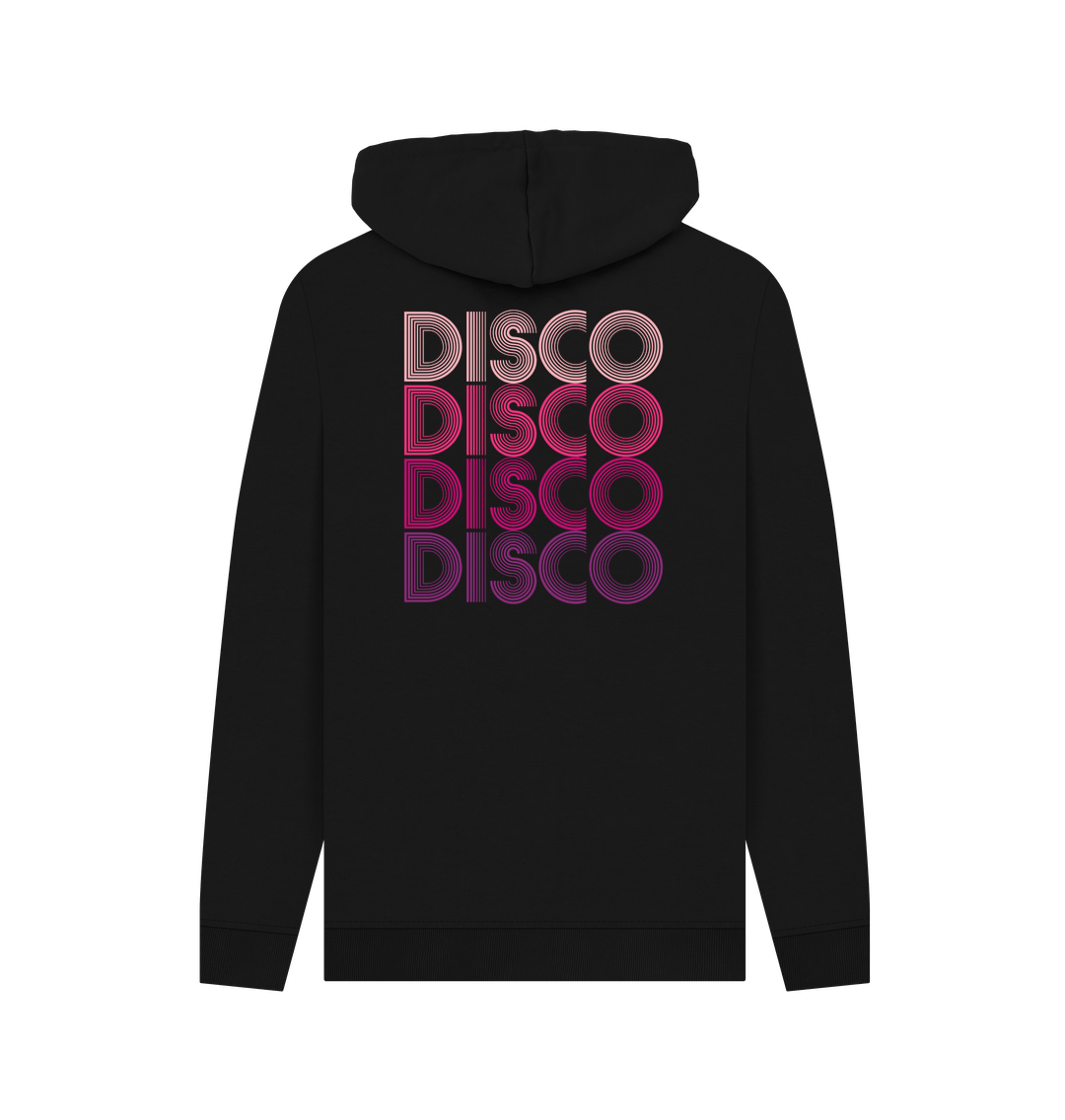 Disco Lipstick Hoody on Black