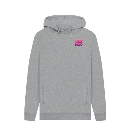 Light Heather Classic Logo Lipstick Ombre Hoody on Grey