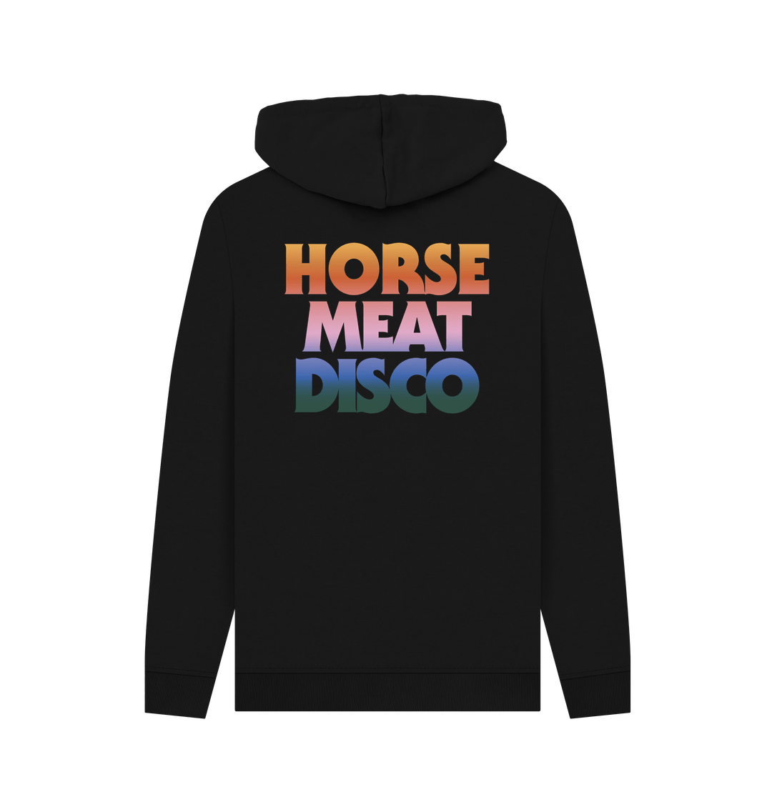 Classic Rainbow Ombre Hoody on Grey