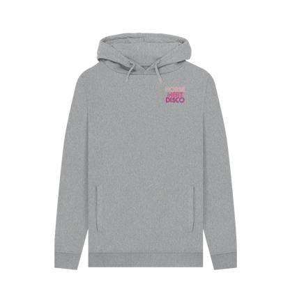 Light Heather Disco Lipstick Hoody on Grey