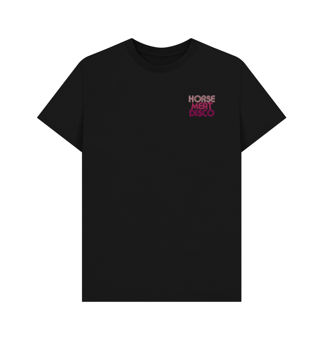 Black Disco Lipstick T-Shirt on Black