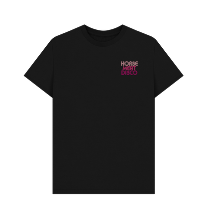 Black Disco Lipstick T-Shirt on Black