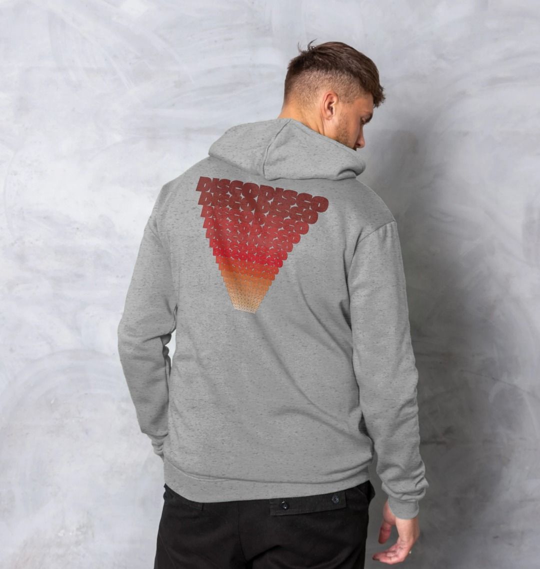 Disco Disco Fade Hoody on Black