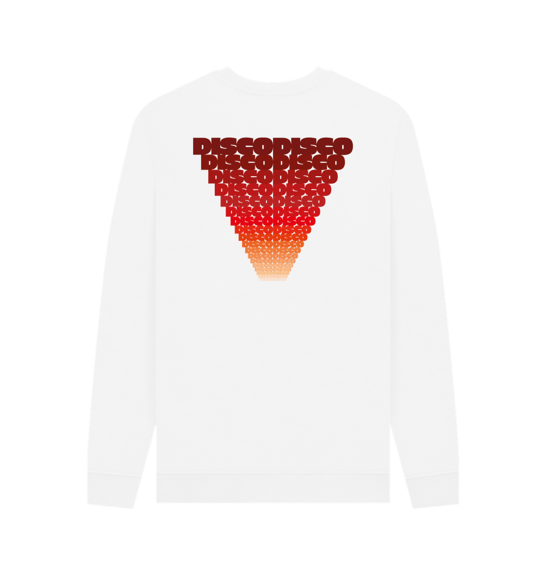 Disco Disco Fade Sweatshirt on White