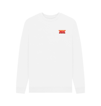 White Disco Disco Fade Sweatshirt on White