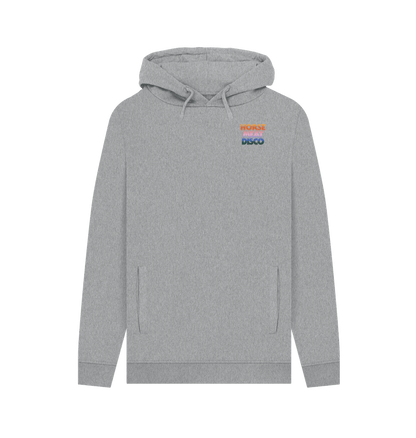 Light Heather Classic Rainbow Ombre Hoody on Grey