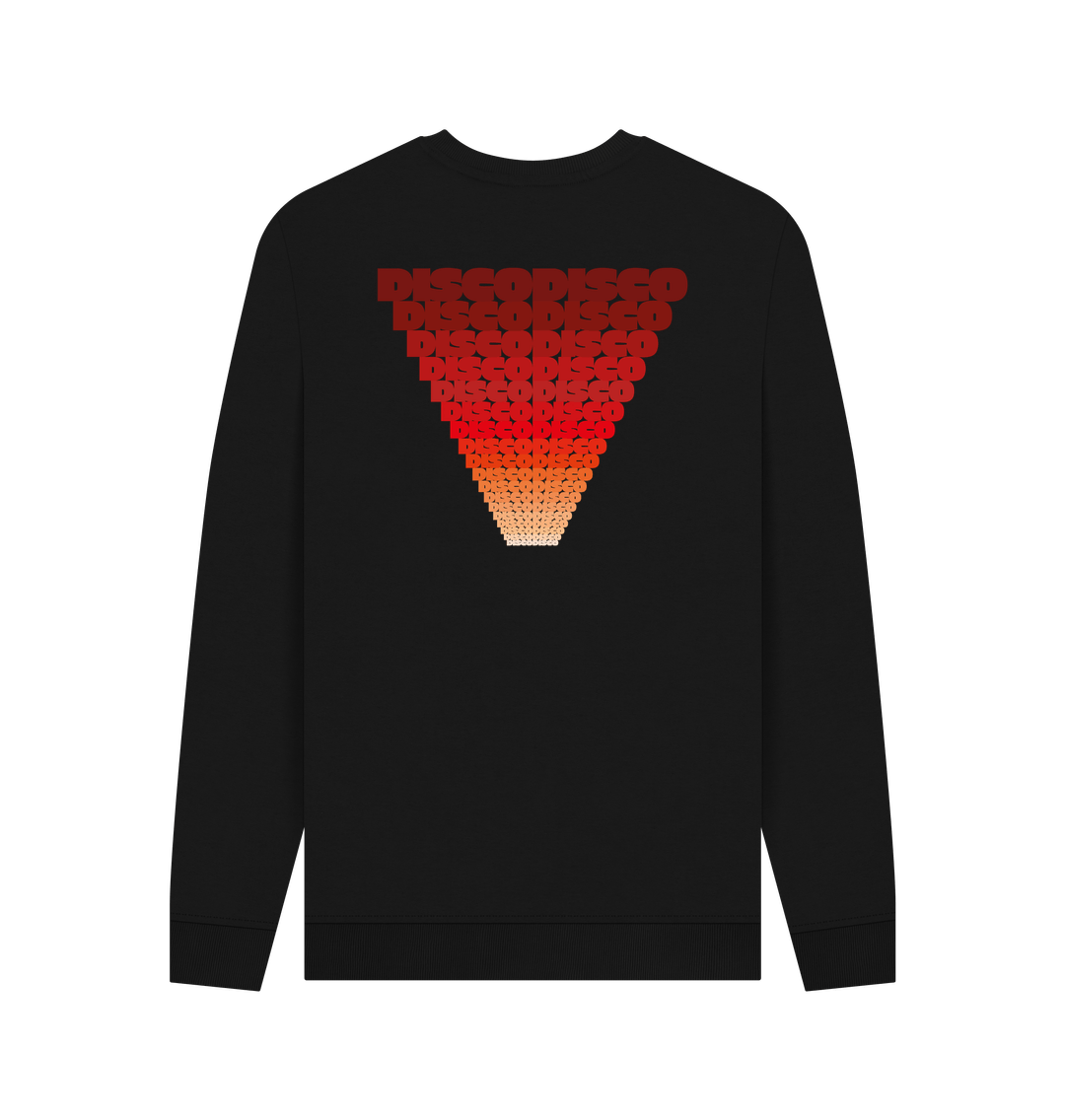 Disco Disco Fade Sweatshirt on Black