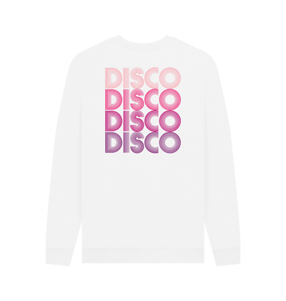 Disco Lipstick Sweatshirt on Black