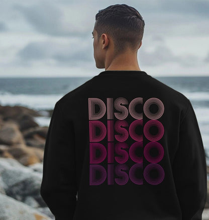 Disco Lipstick Sweatshirt on Black