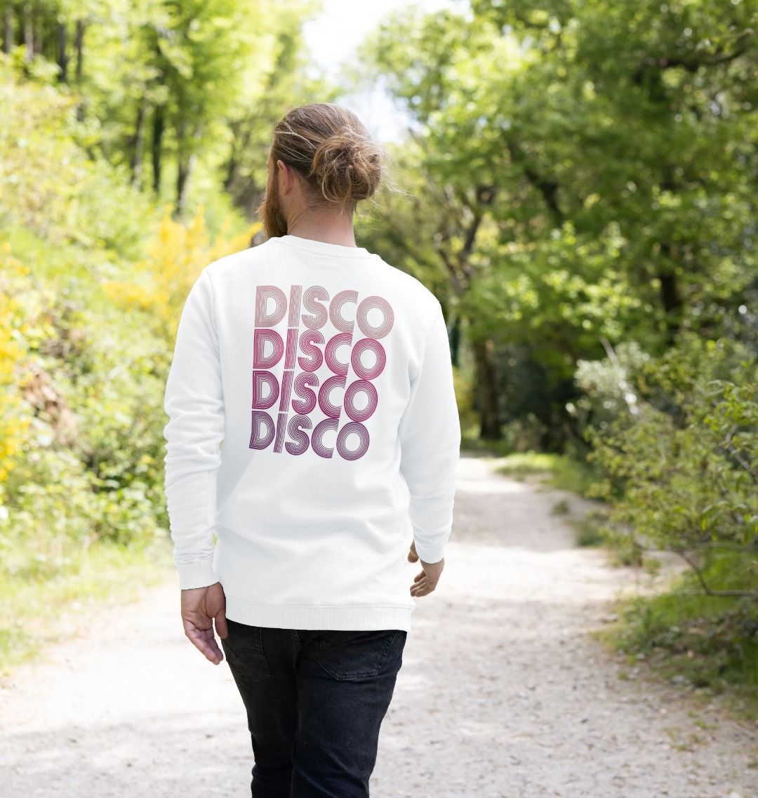 Disco Lipstick Sweatshirt on Black